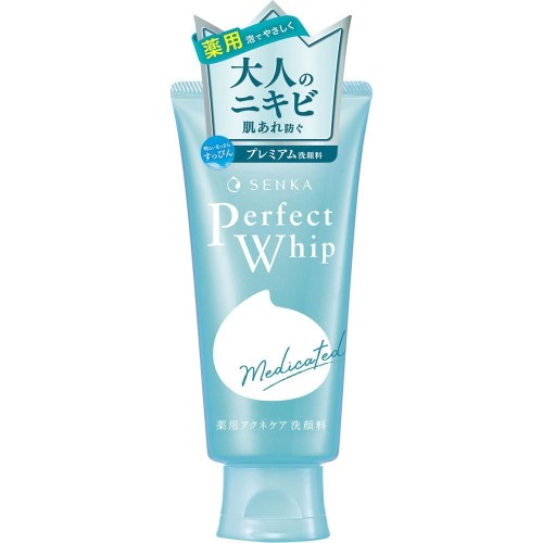 Shiseido Senka Perfect Whip Acne Medicated Face Wash Cleansing Foam Cleanser 120g.jpg