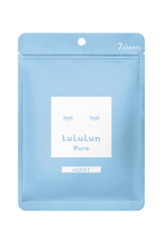 Lululun Pure Moist Maski Nawilżające w płachcie 7 sztuk 