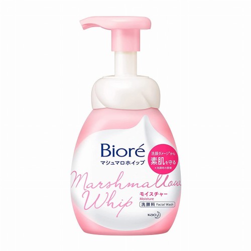 Biore Marshmallow Whip Moisture Nawilżająca Pianka do Mycia Twarzy  150ml