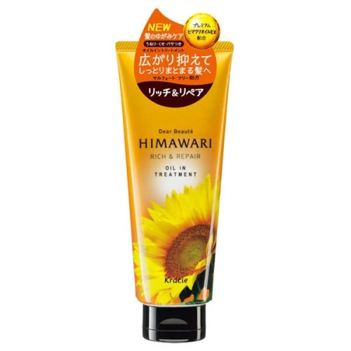 Himawari Oil In Treatment Głęboko Nawilżająca Kuracja Do Włosów Z Olejem Ze Słonecznika  200ml