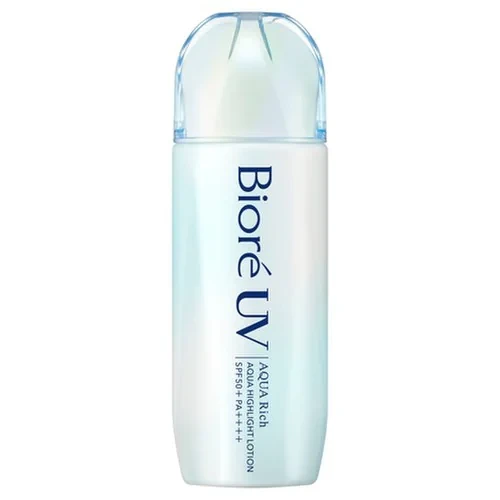 Biore UV Aqua Rich Aqua Highlight Lotion Rozświetlający Lotion Z Filtrem UV SPF50+ PA++++ 70ml