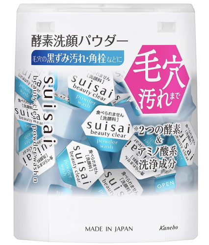 Kanebo Suisai Beauty Clear Powder Wash N Peeling Enzymatyczny w Kapsułkach 32 sztuki