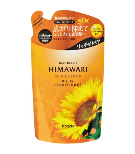 Himawari Oil In Conditioner Rich & Repair Odżywka Z Olejem Ze Słonecznika Refill 400ml