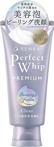 Senka Premium Perfect Whip Beauty Clear Foam Pianka Do Mycia Twarzy Z Kwasem Salicylowym 150g
