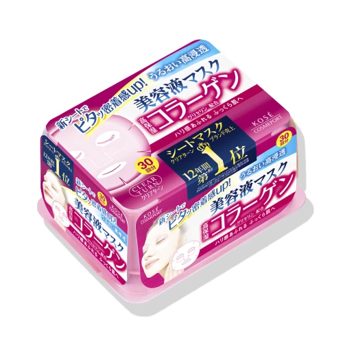 Kose Collagen Turn Clear Maski W Płachcie Z Kolagenem 30 sztuk