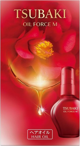 TYLKO NA ZAMÓWIENIE Shiseido Tsubaki Oil Force M – Intensywnie regenerujący olejek do włosów 50ml