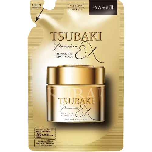 Refil Tsubaki Premium Ex Repair Mask Maska Odbudowująca do Włosów z Olejem z Kamelii Japońskiej 150g 