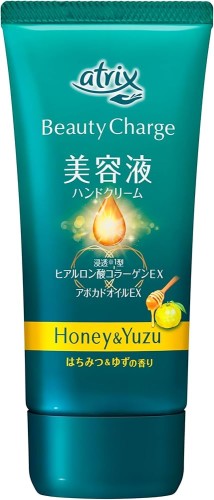 Kao Atrix Beauty Charge Krem do Rąk o zapachu miodu i cytryny Yuzu 80g Kao Atrix  Beauty Charge Hand Cream Honey&Yuzu 80g 