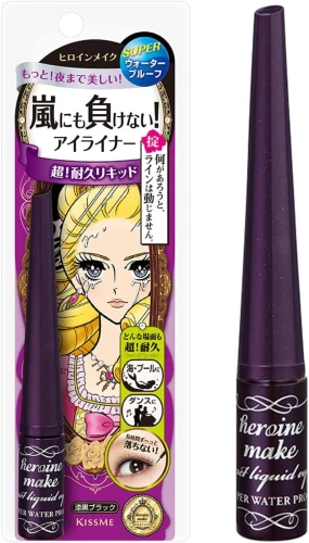 Heroine Make Impact Liquid Eyeliner Super WP 01 Jet Black – Super Trwały Wodoodporny eyeliner 2.5 g