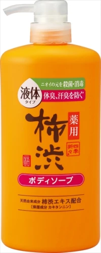 Shikishikioriori Medicated Persimmon Body Soap – Żel pod prysznic z ekstraktem z kaki 600 ml