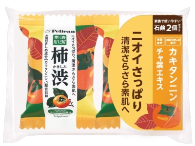 Pelikan Kaki Soap Mydło do Ciała z Ekstraktem z Persymony 80g x2