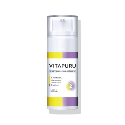 KOSE VITAPURU Double Action Repair Serum - serum z witaminą C i retinolem 40 ml