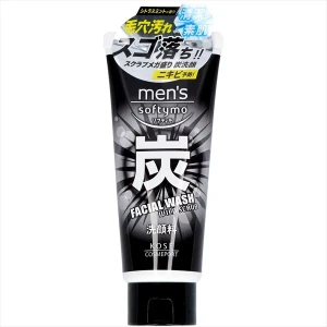 Kose Men’s Softymo - pianka do mycia twarzy z węglem dla mężczyzn 130 g