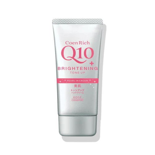 Kose CoenRich Tone Up - rozjaśniający krem do rąk z CoQ10 80 g