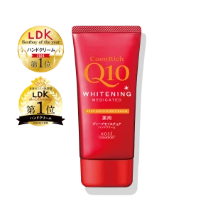 Kose CoenRich Deep Moisture - intensywnie nawilżający krem do rąk z niacynamidem i CoQ10 80 g