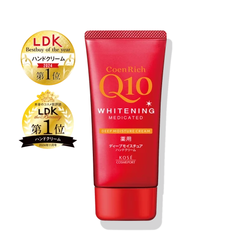 Kose CoenRich Deep Moisture - intensywnie nawilżający krem do rąk z niacynamidem i CoQ10 80 g