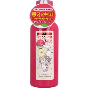 Propolinse Mild Peach Mint - płyn do płukania jamy ustnej z propolisem 450 ml
