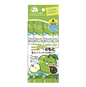 Okuchi Green Apple – płyn do płukania ust Zielone Jabłko 5 × 11 ml